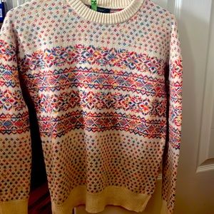 J crew fair isle sweater